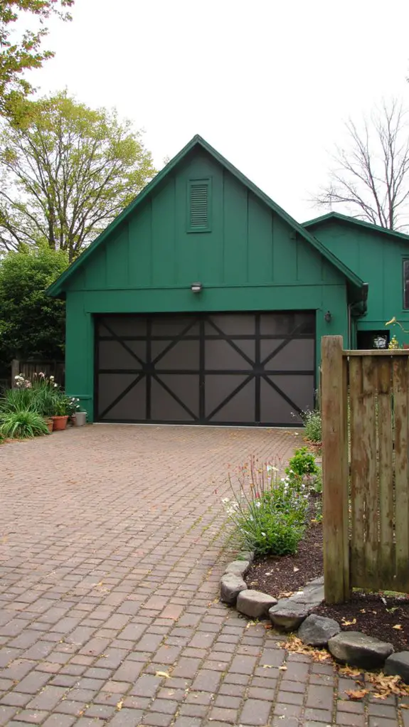 bold industrial metal doors