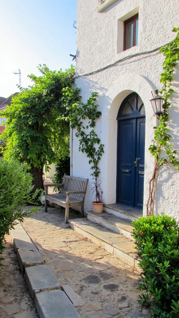 bold inviting entryway design