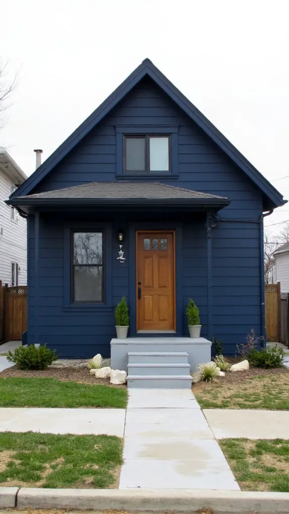 bold navy minimalistic elegance
