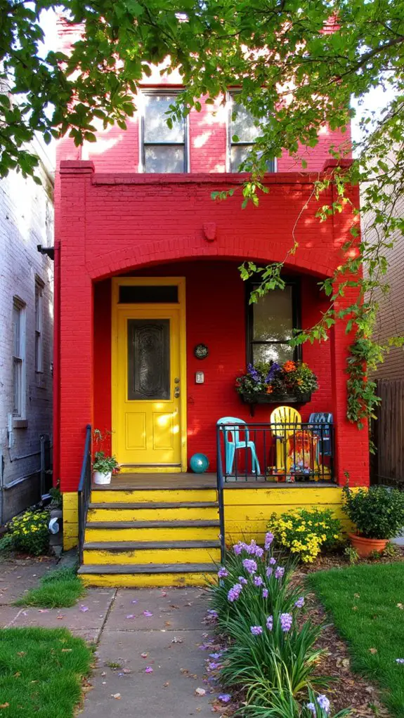 bold red yellow contrast