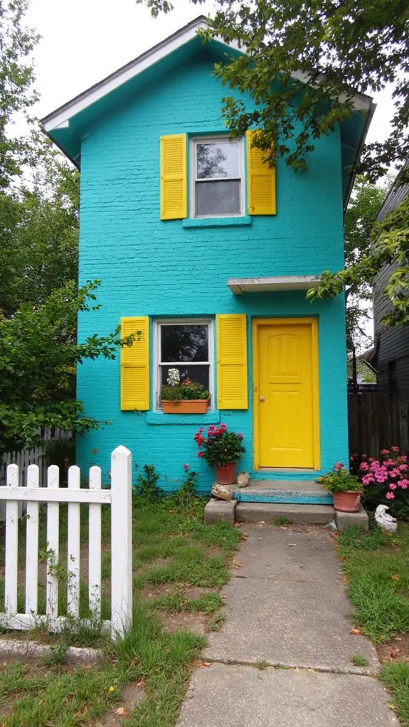 bold retro color combinations