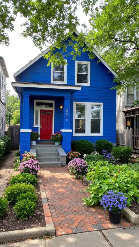 bold royal blue elegance