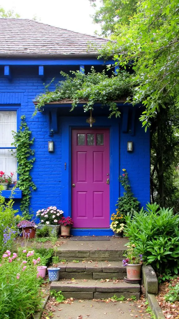 bold royal blue magenta