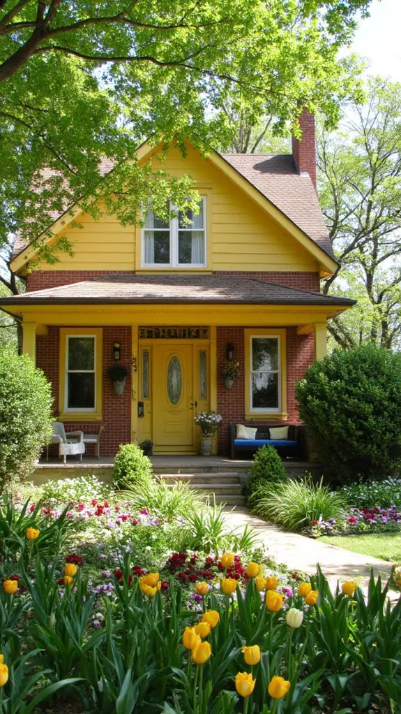 bold saffron yellow elegance