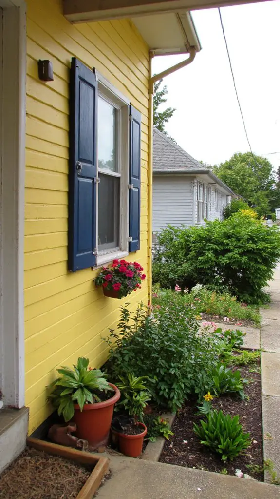 bold shutters enhance charm