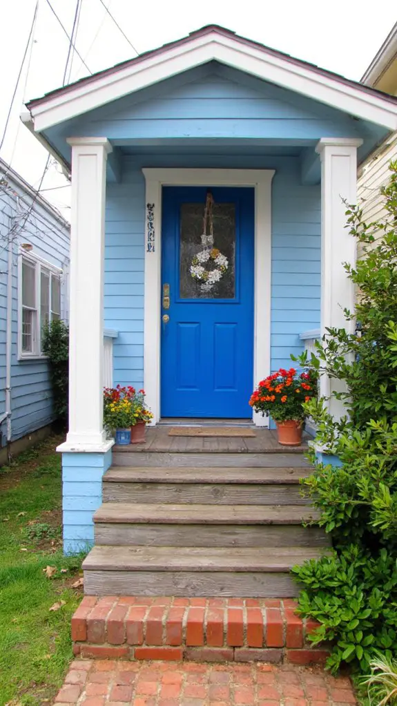 bold statement front door