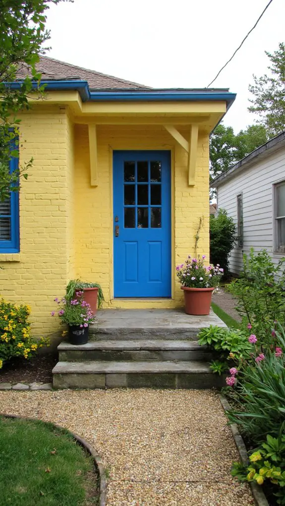 bold steel blue contrast