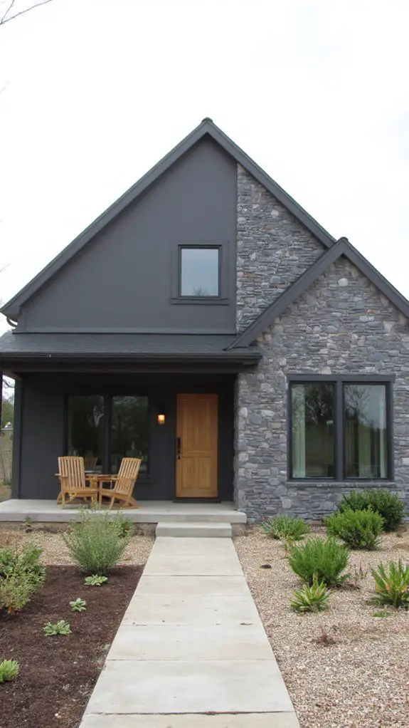 bold stone accents shine