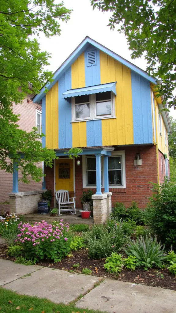 bold striped exterior design