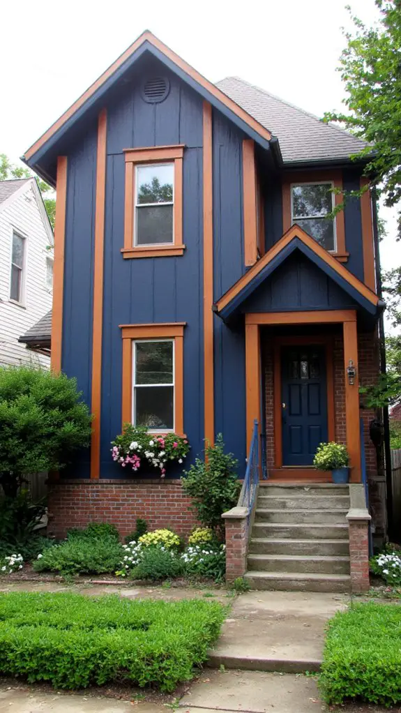 bold two tone striped design