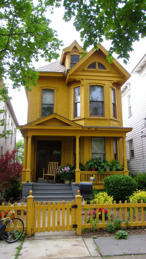 bold vibrant mustard statement