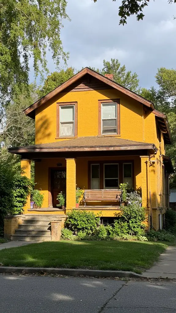 bold warm exterior transformation