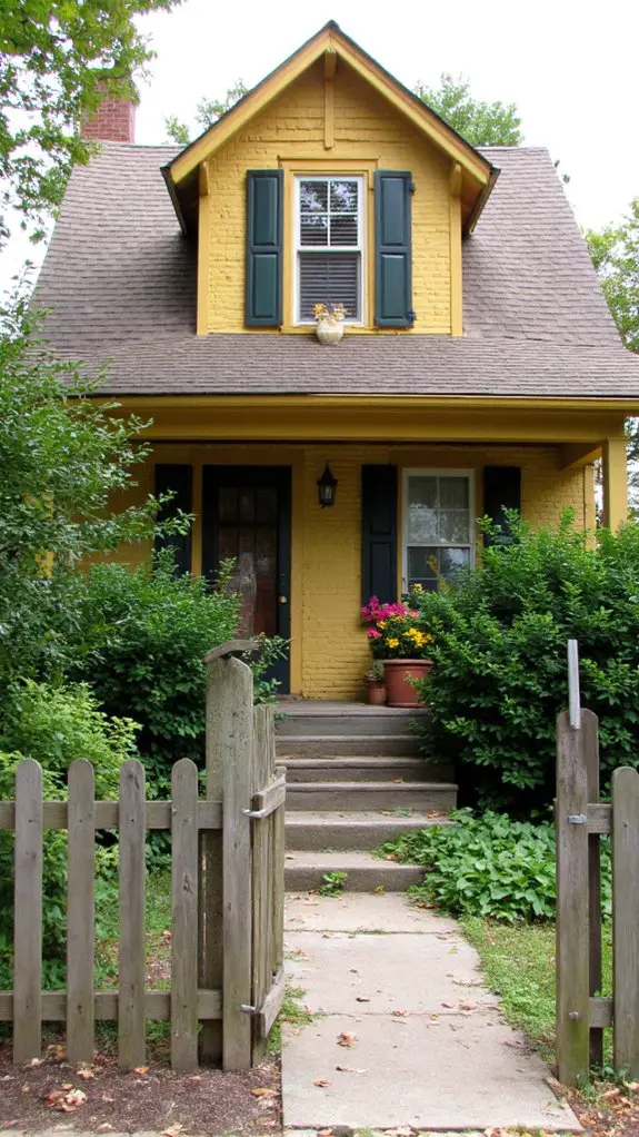 bold warm trendy exterior