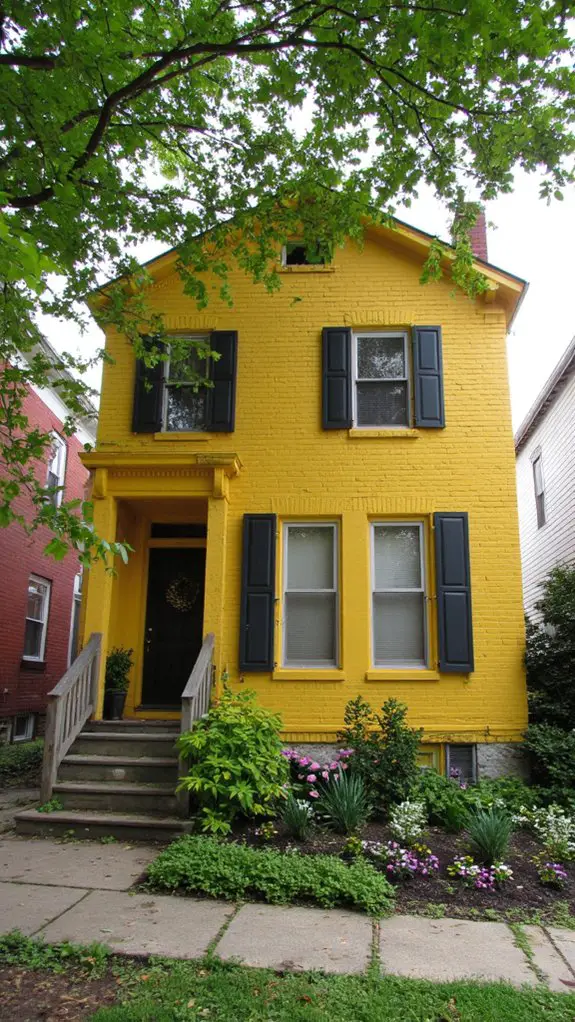 bold yellow dark gray