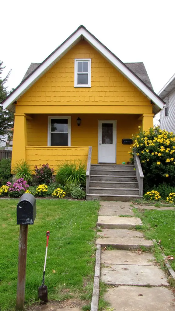 bold yellow modern architecture