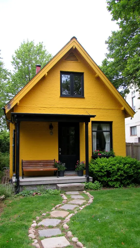 bold yellow striking black