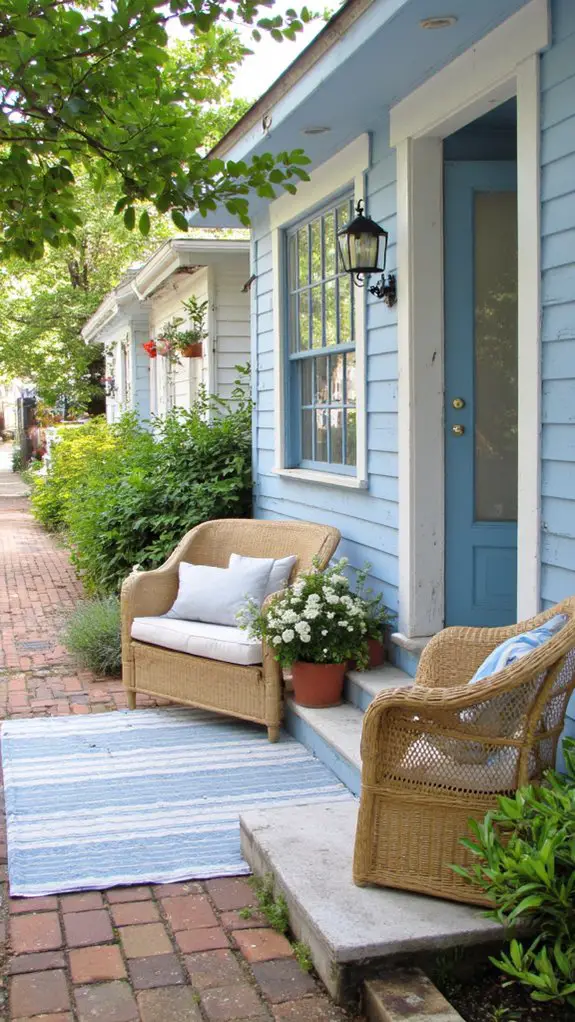 breezy blue wicker sanctuary