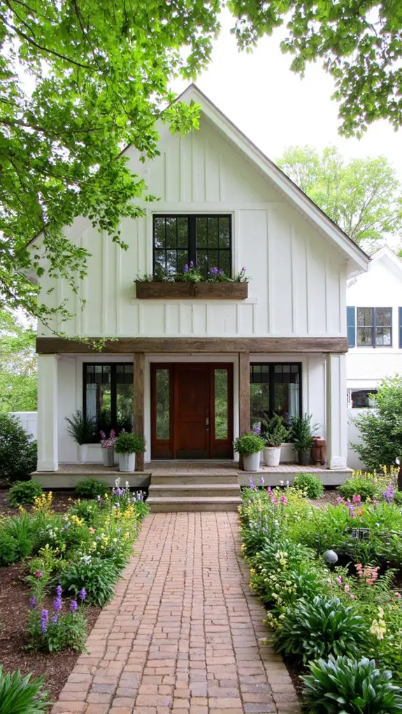 bright airy farmhouse windows