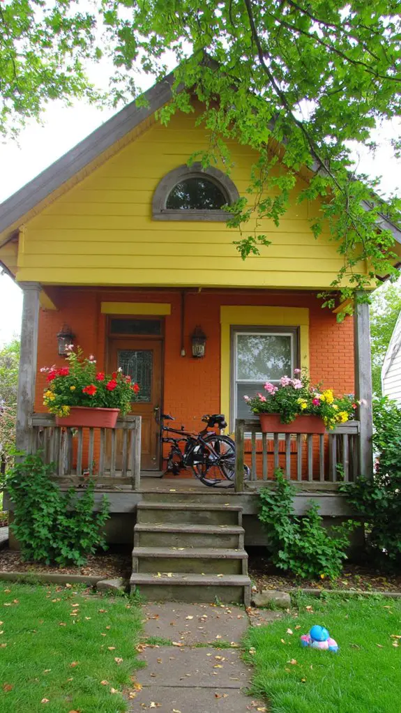 bright cheerful family home