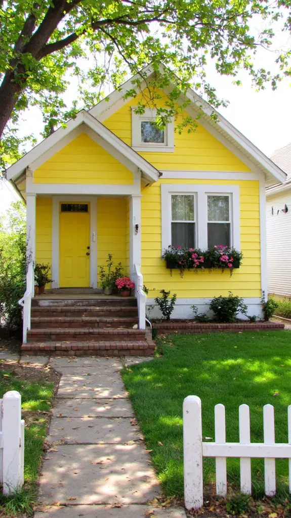 bright cheerful inviting exterior