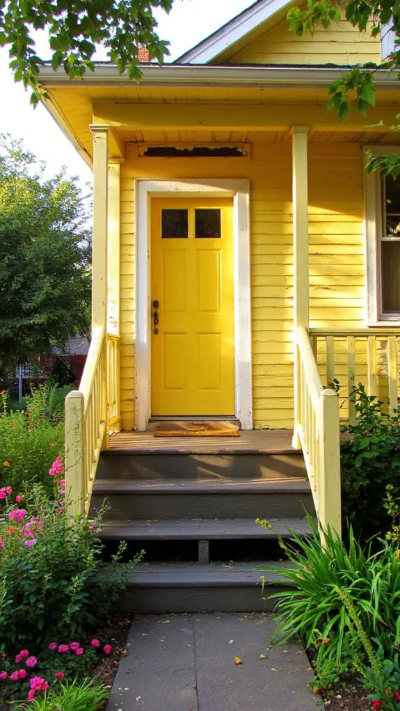 bright inviting exterior charm