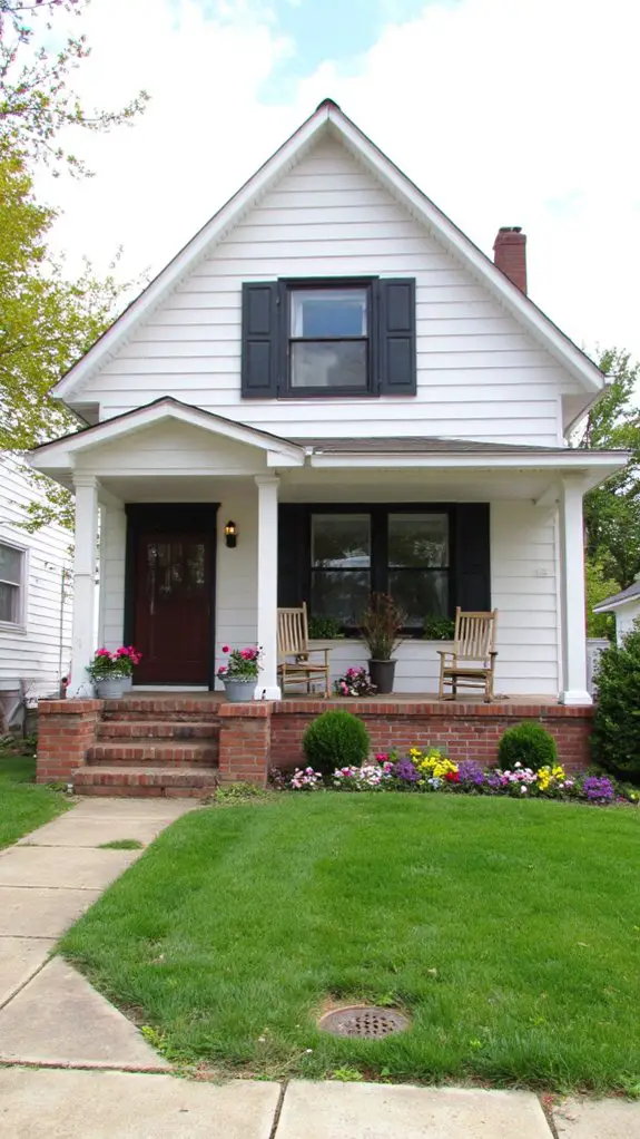 bright white with contrast