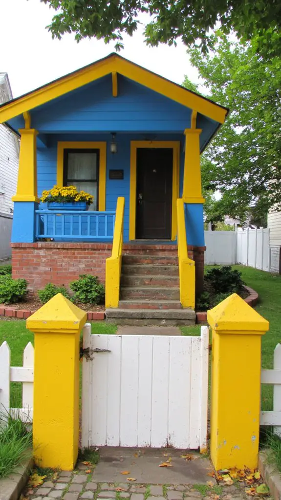 bright yellow adds warmth