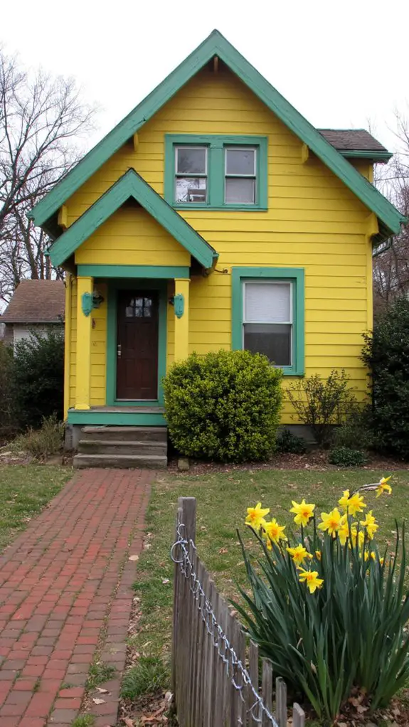 bright yellow flower clusters