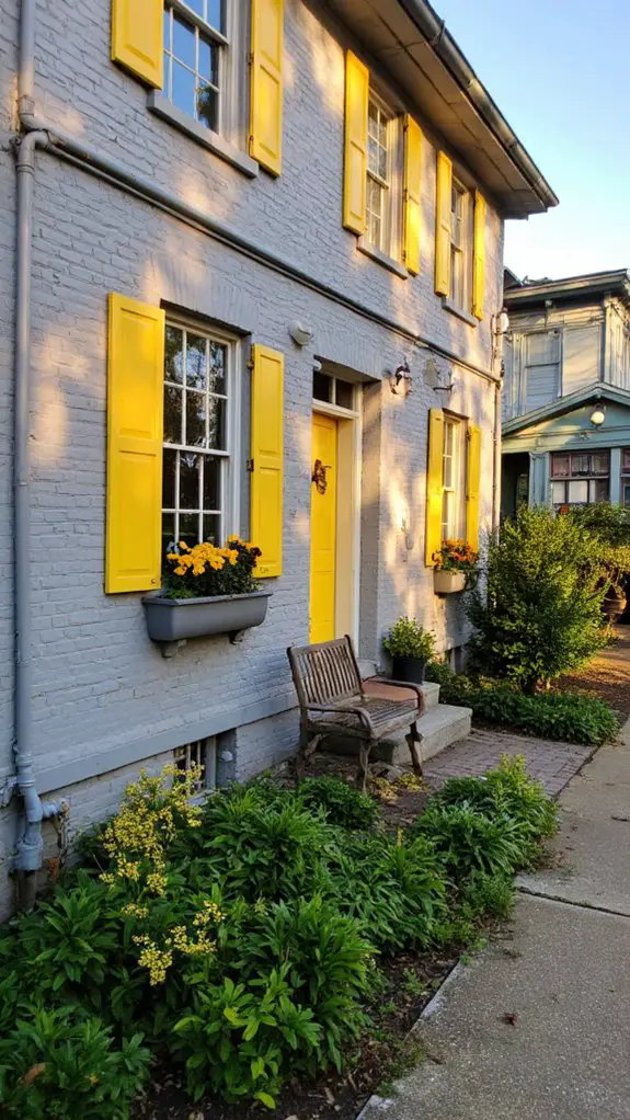 bright yellow home accents