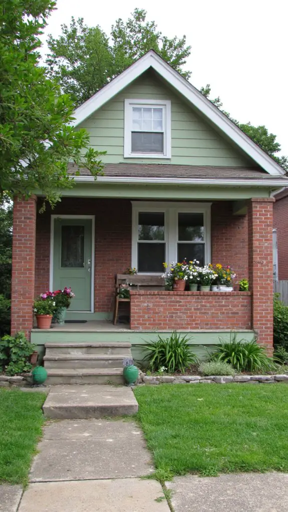 brighten exterior with paint