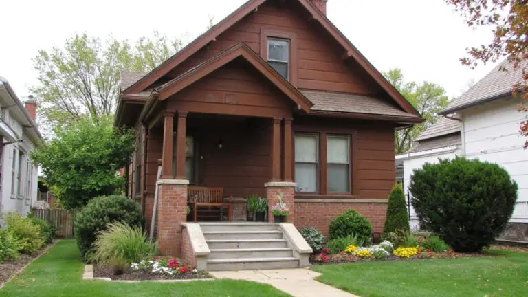 brown house exterior ideas