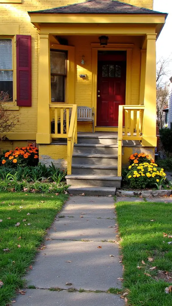 burgundy and golden elegance