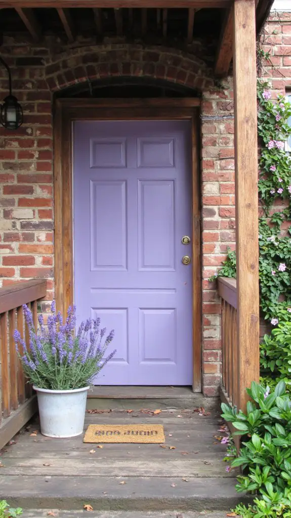 calming inviting entrance color