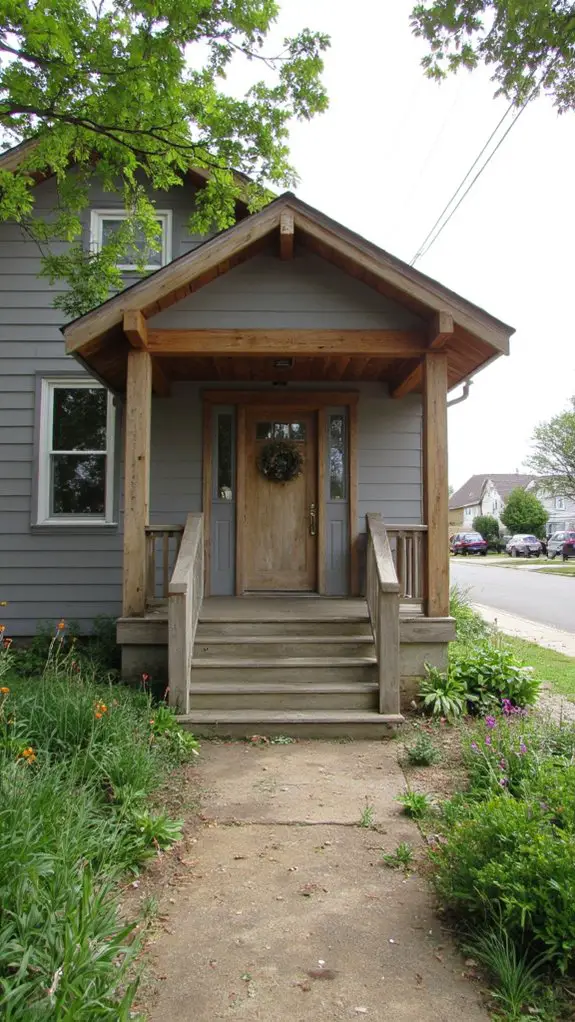 calming soft gray woods