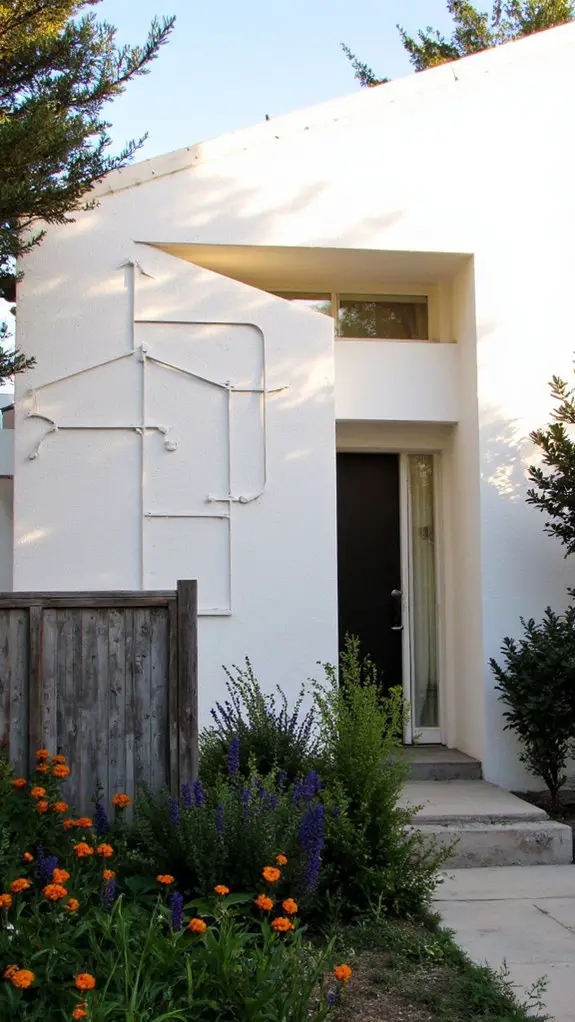 captivating artistic metal detailing