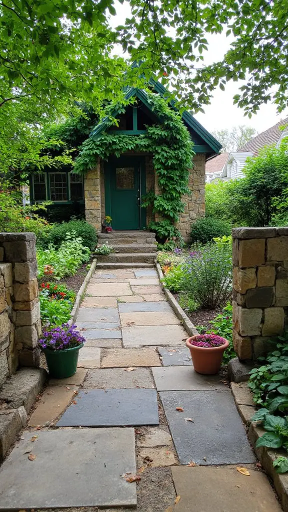 captivating stone pathway beauty