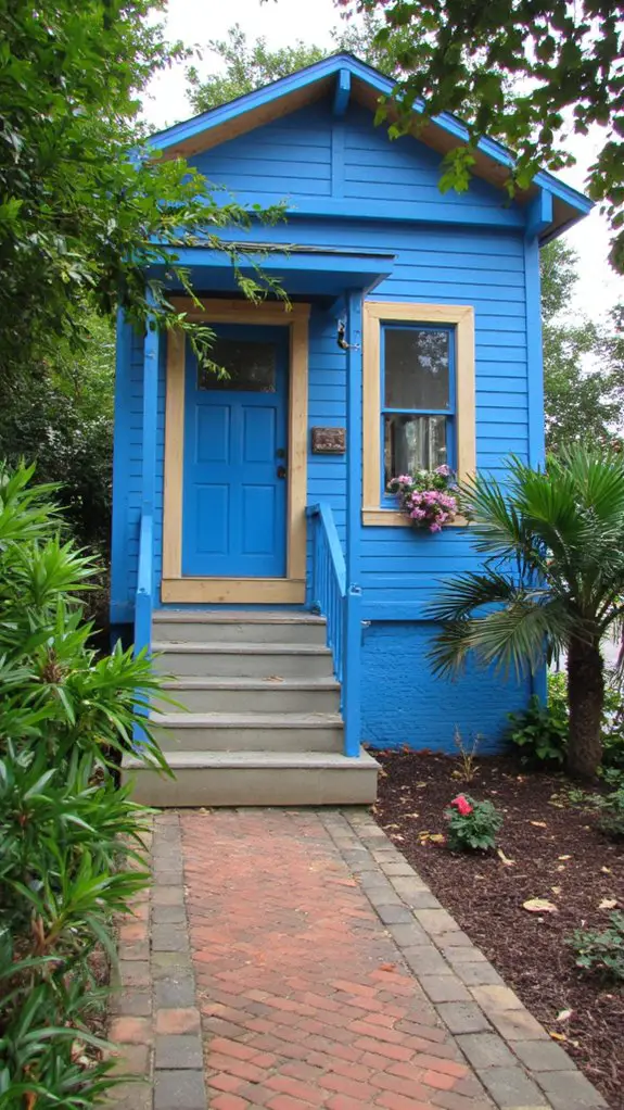 caribbean blue light wood