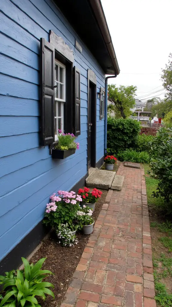 charcoal black enhances architecture