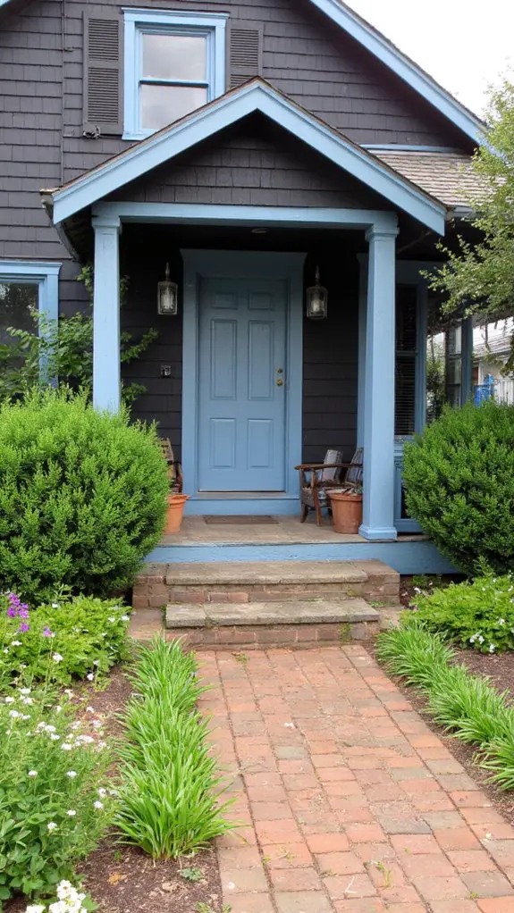 charcoal with frosty highlights