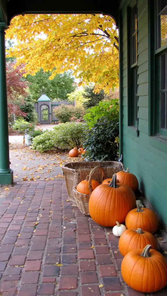 charming autumn pumpkin arrangements