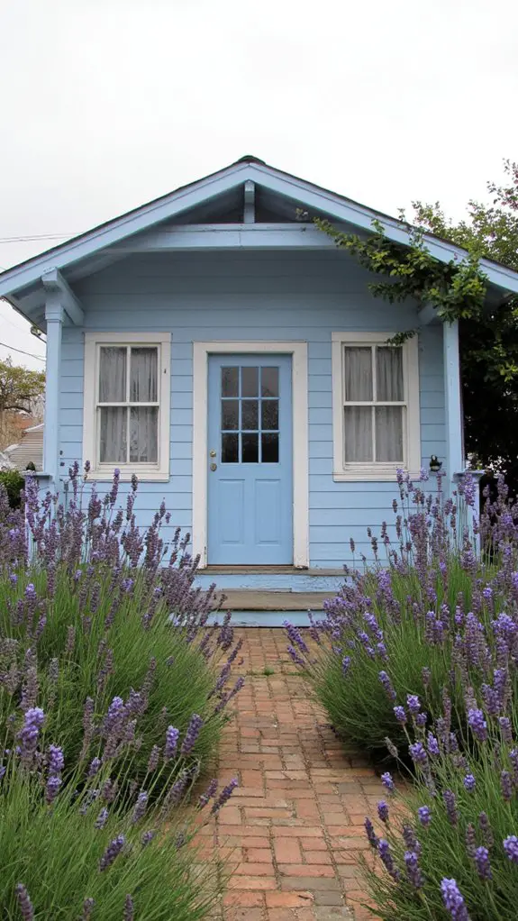 charming blue cottage retreat