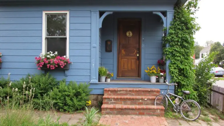 charming blue house exteriors