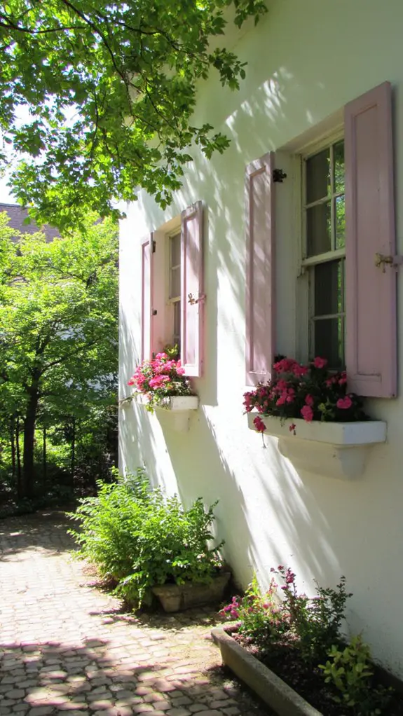 charming colorful window accents