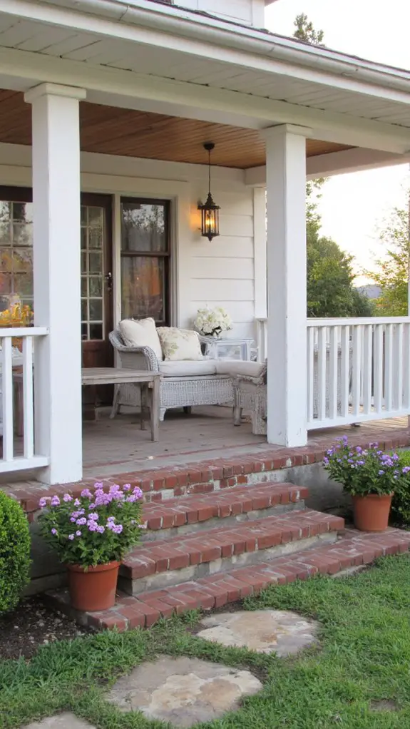charming cozy front porch