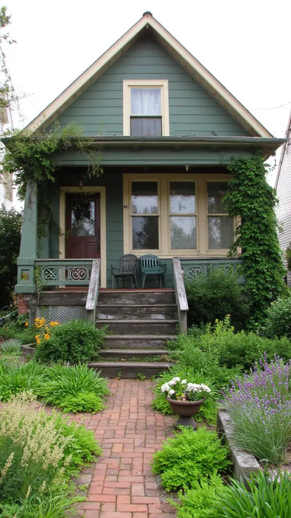 charming cozy retreat facade