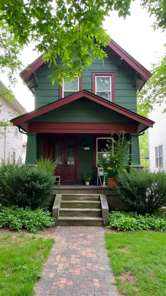 charming earthy green retreat