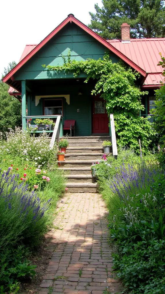 charming farmhouse with gardens