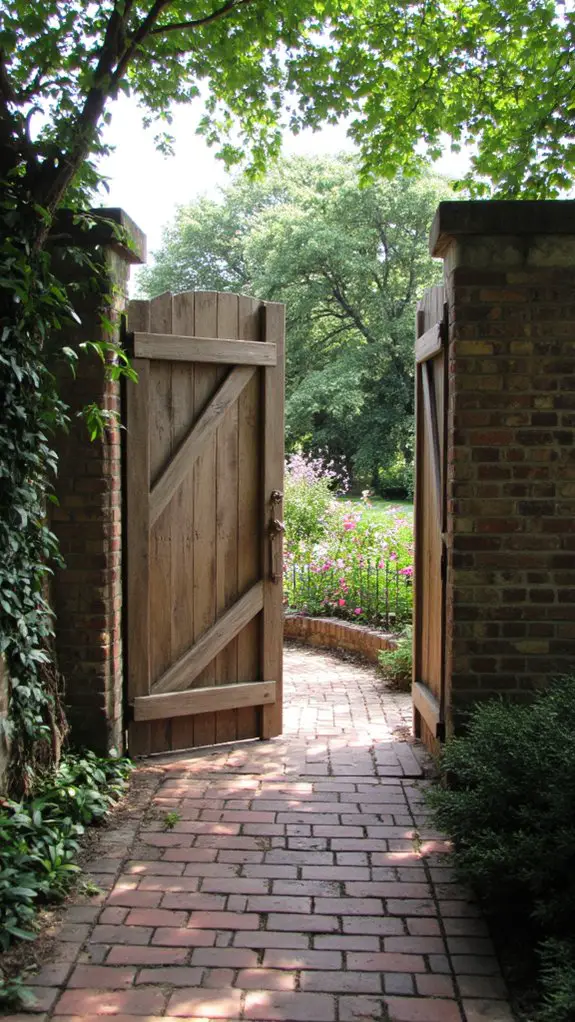 charming gates invite exploration