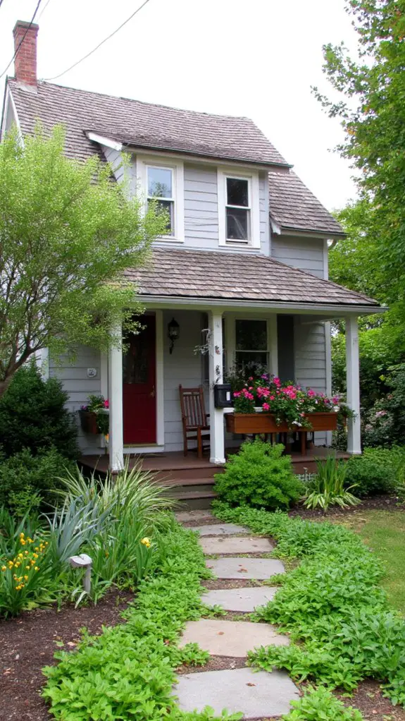 charming gray cottage aesthetic