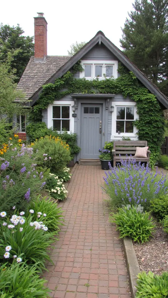 charming gray cottage oasis